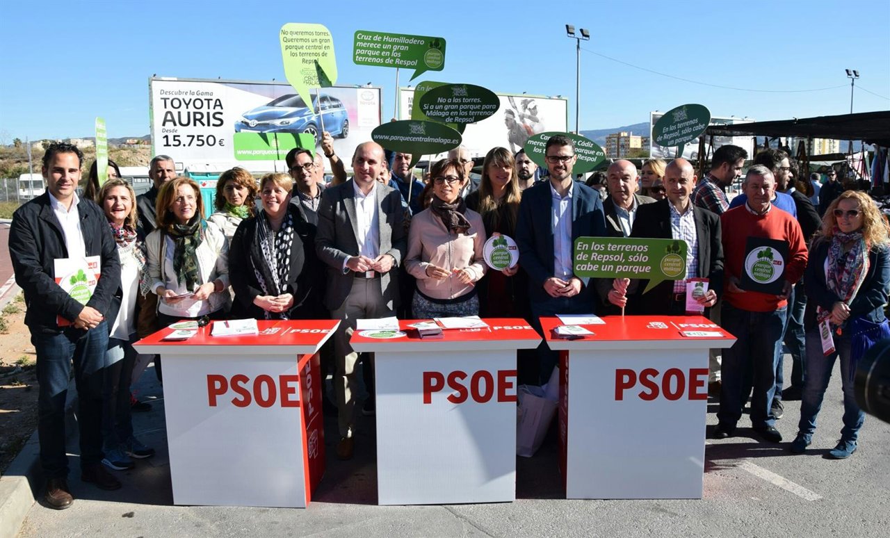 Campana PSOE Parque Central Malaga