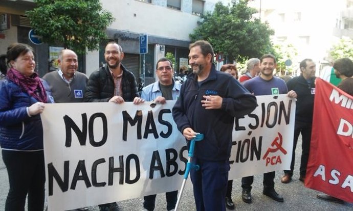 Concentración en apoyo a Ignacio.