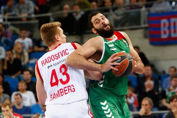 Bourousis en el Brose Baskets Bamberg - Laboral Kutxa Baskonia