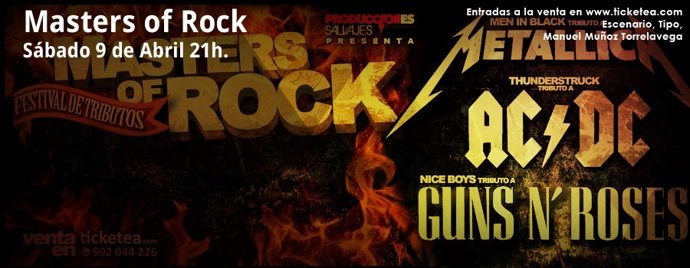 Festival de tributos Masters of Rock