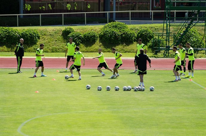 Concentración selección española