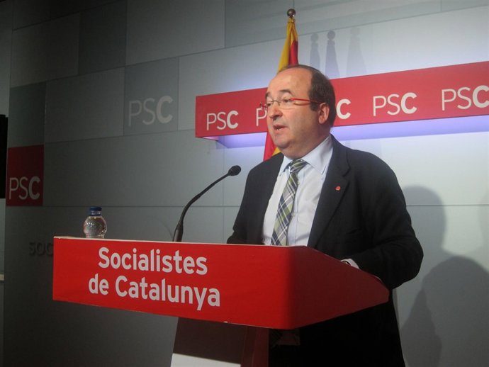 El líder del PSC, Miquel Iceta