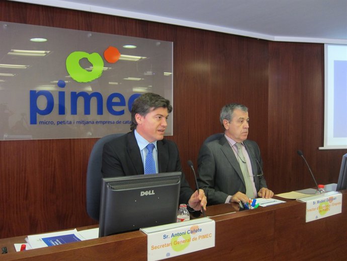 Antoni Cañete Y Modest Guinjoan (Pimec)