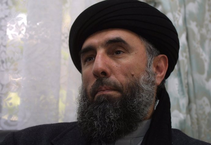 El líder del partido afgano Hezb-e-Islami, Gulbuddin Hekmatyar
