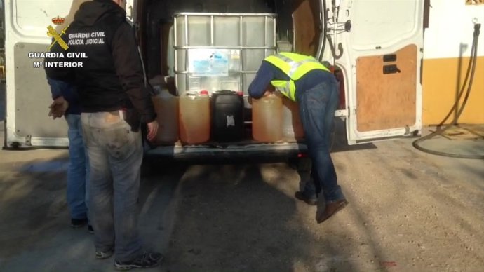 Actuación de la Guardia Civil en La Campiña