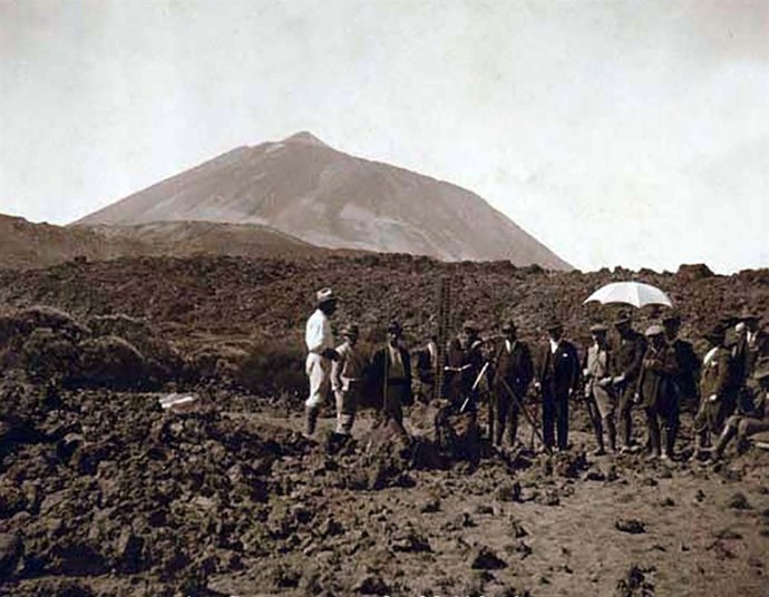Inicios del observatorio de Izaña, en el Teide, a principios del siglo XX