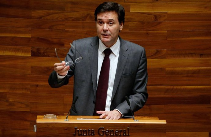 El consejero Francisco Blanco, durante el Pleno. 