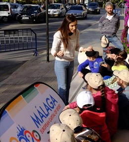 Elisa Pérez de Siles en la presesentación de las 'Pequesendas'