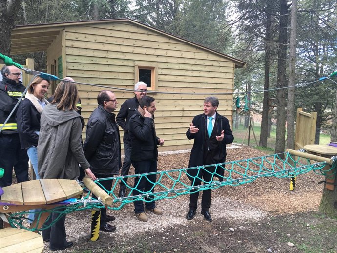 Inauguración del Parque de las Cuerdas en Burgos