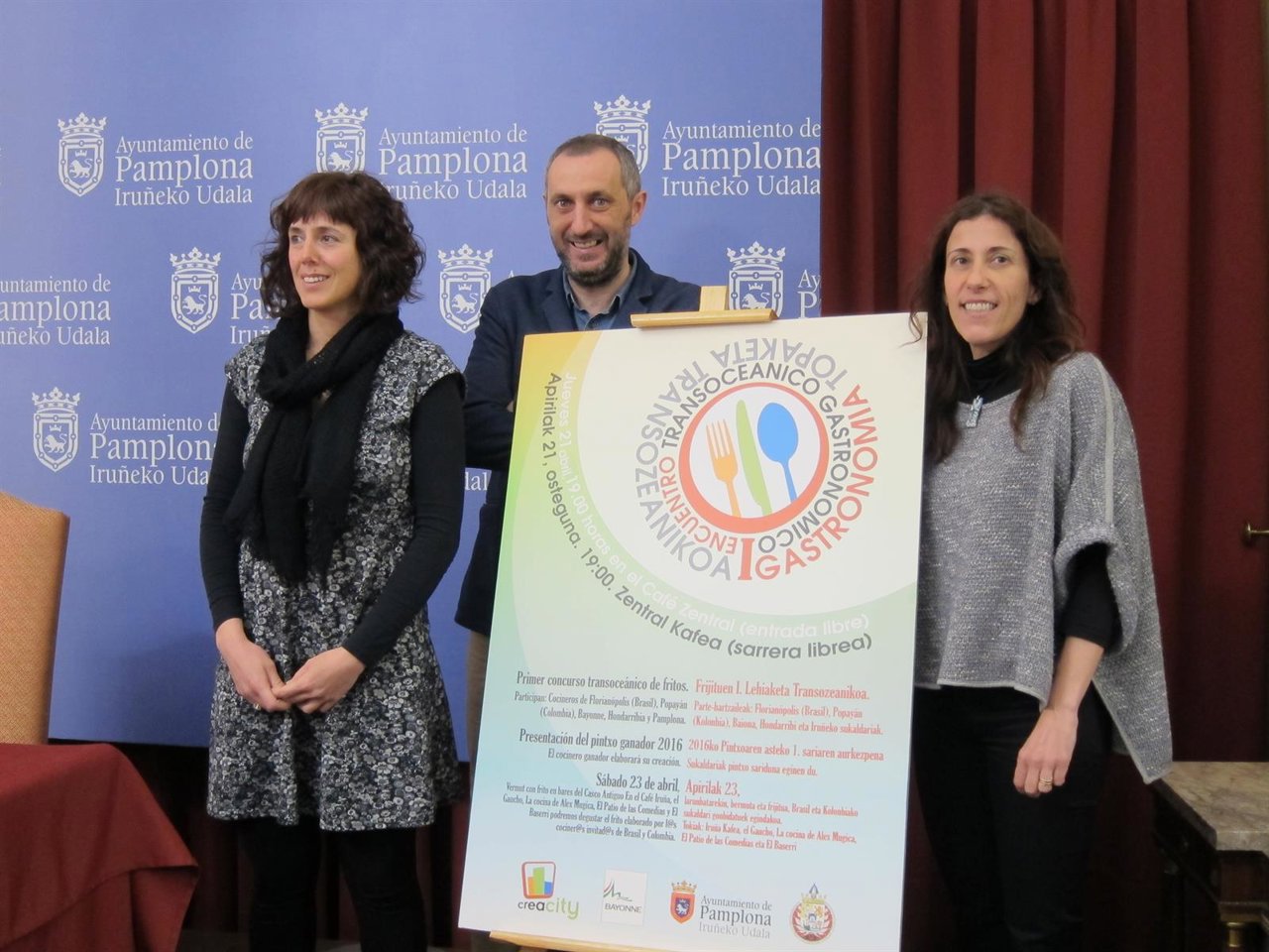 Patricia Perales, Arturo Ferrer y Ana González.