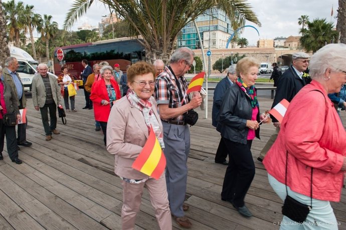 LLegada turistas austriacos a Cartagena