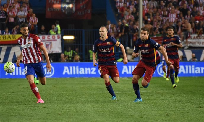 Jordi Alba, Andrés Iniesta, Yannick Carrasco