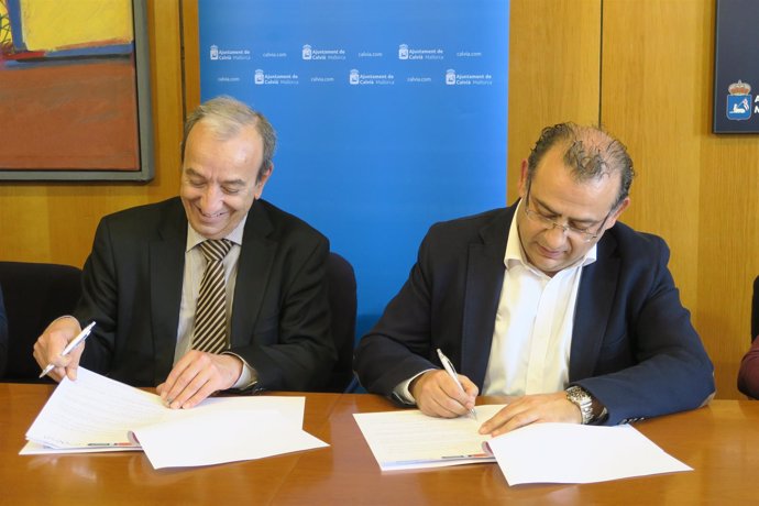 Firma de convenio entre Endesa y Calvià