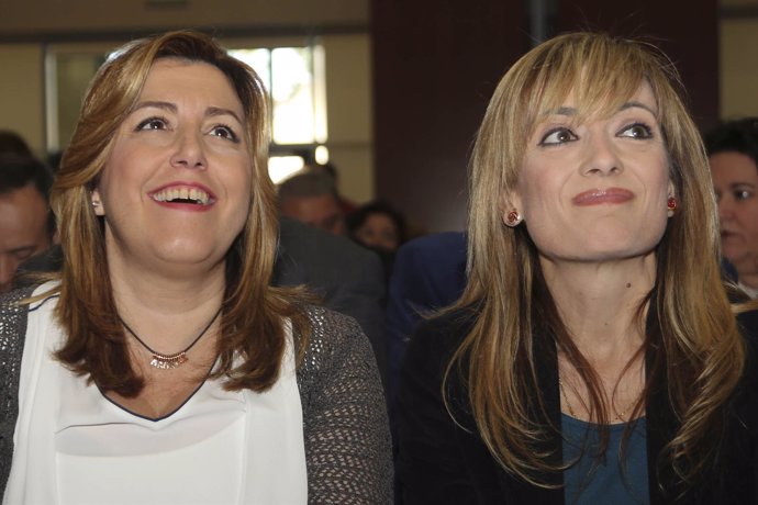 Susana Díaz y Carmen Castilla en el Congreso de UGT-A