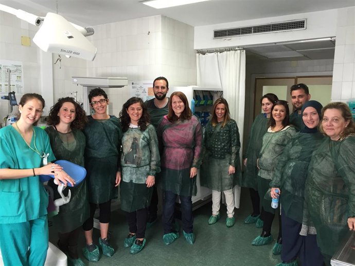 Unas 300 futuras madres visitan el área maternal del Hospital Macarena