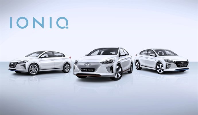 Tres versiones del Hyundai Ioniq