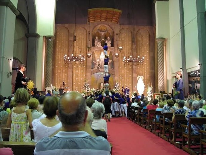 Iglesia Santa Maria de Gracia en Barcelona 