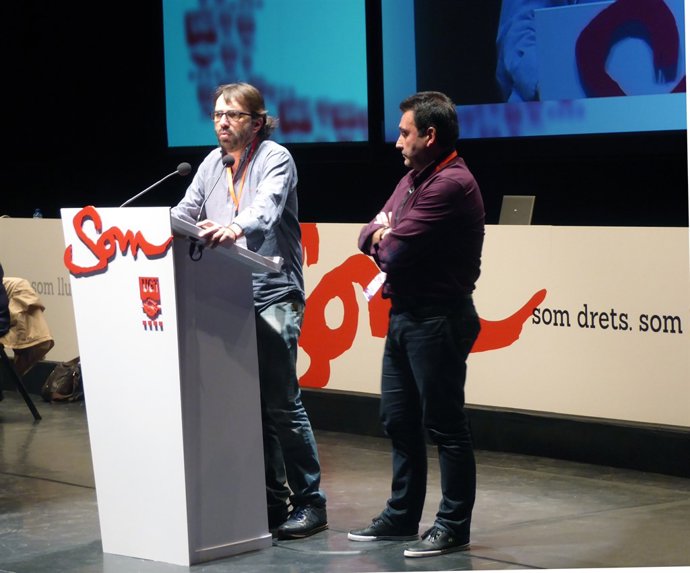 Camil Ros y Matías Carnero (UGT) 