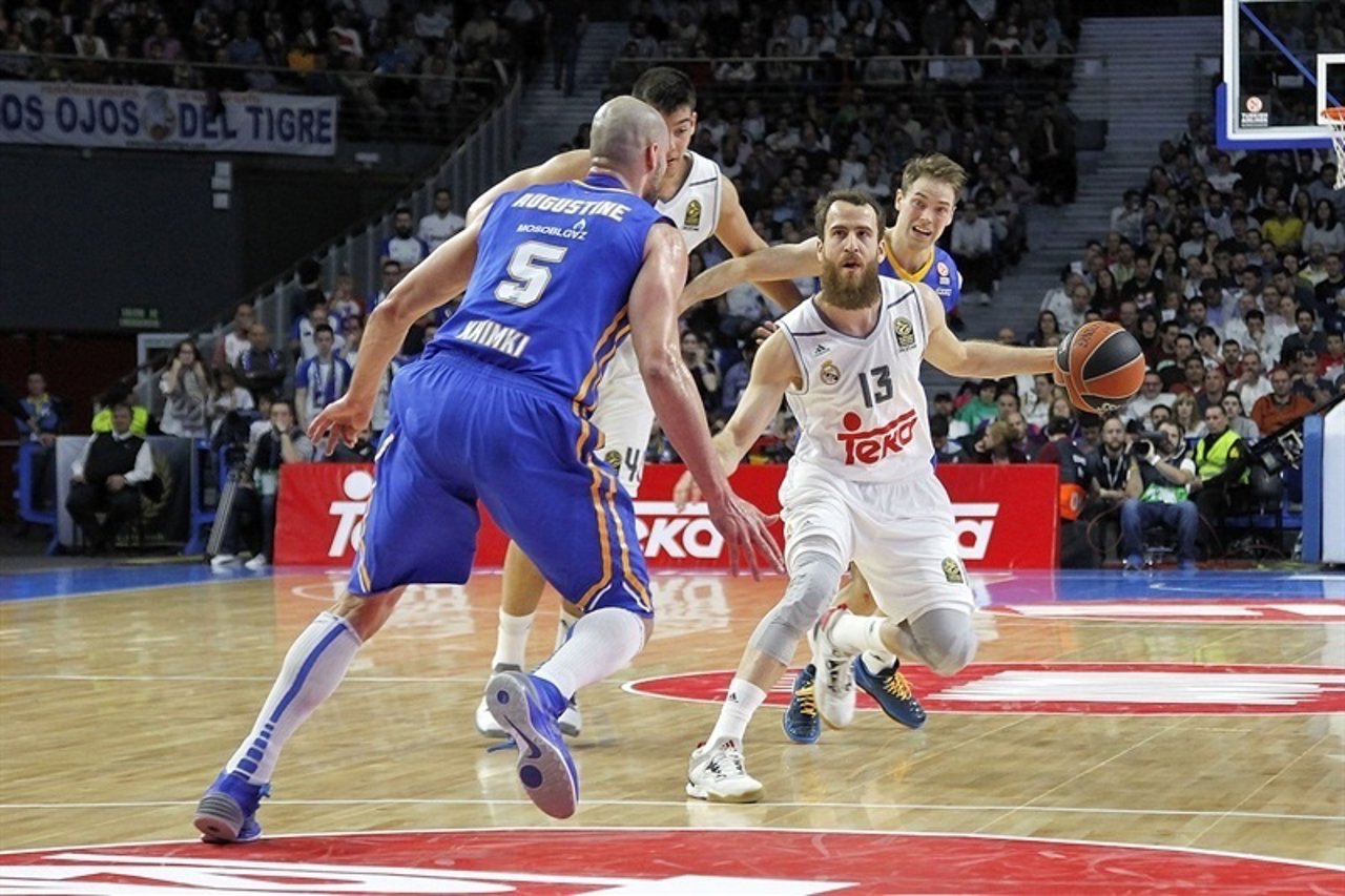 Sergio Rodríguez ante el Khimki en Euroliga