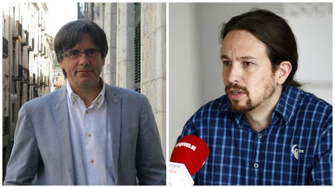 Pugdemont e Iglesias