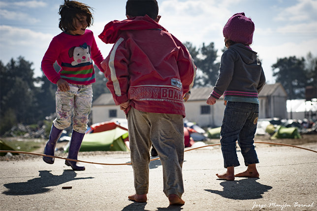 Campo de Idomeni, por Jorge M. Bernal