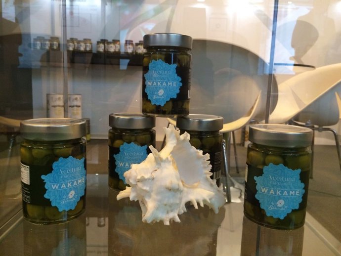 Aceitunas con algas Wakame