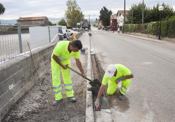 Trabajadores contratados con la subvención de Corporaciones Locales del Gobierno