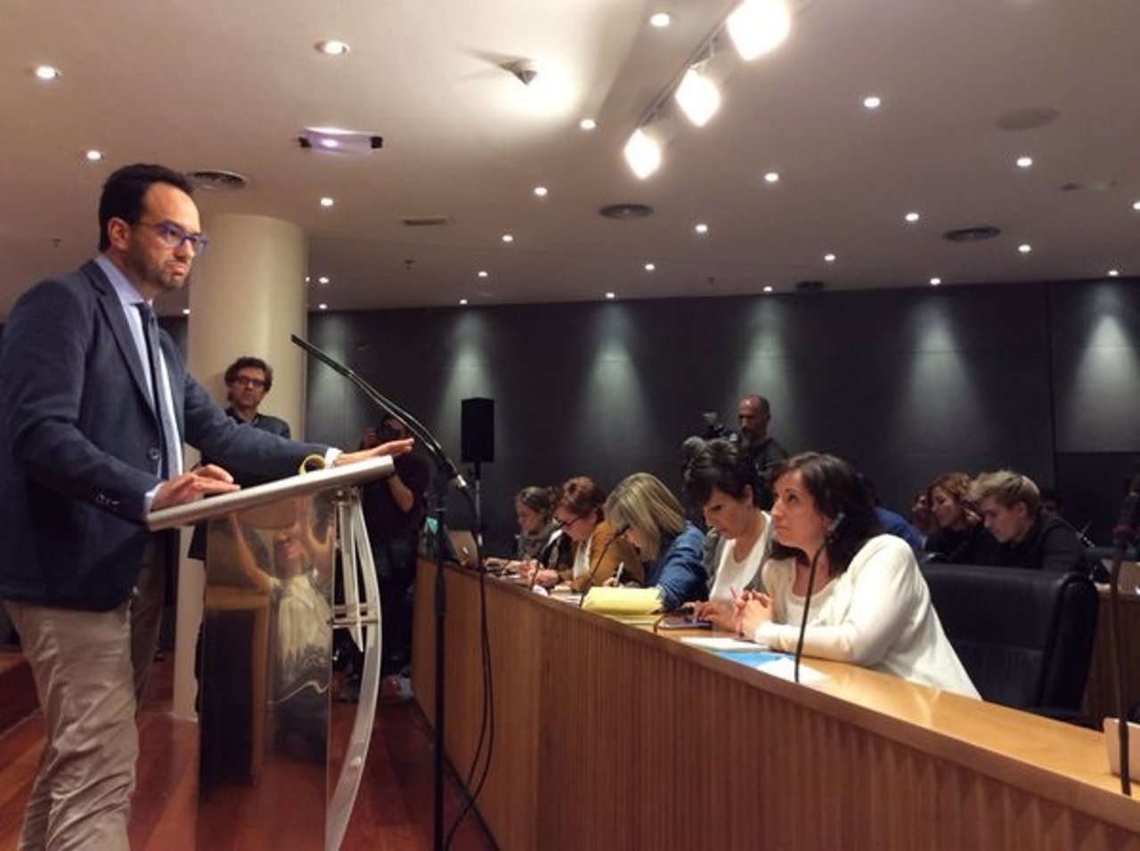 Antonio Hernando, portavoz del Grupo Socialista