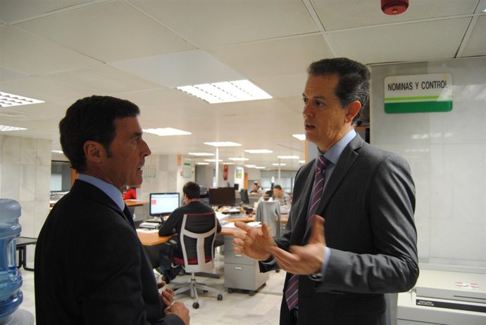 Antonio Sánchez Solís con José ANtonio Morales de SEPE