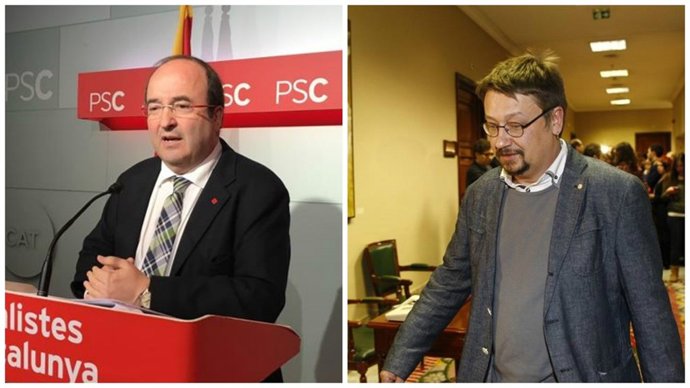 Miquel Iceta y Xavier Domenech