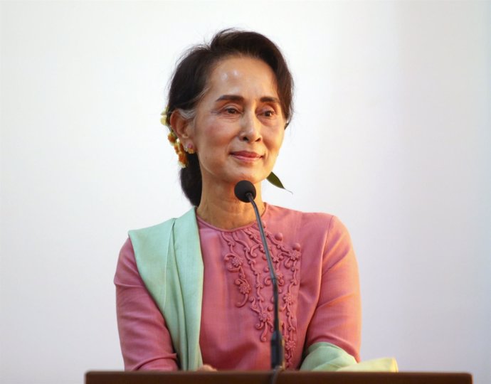 La líder política birmana Aung San Suu Kyi