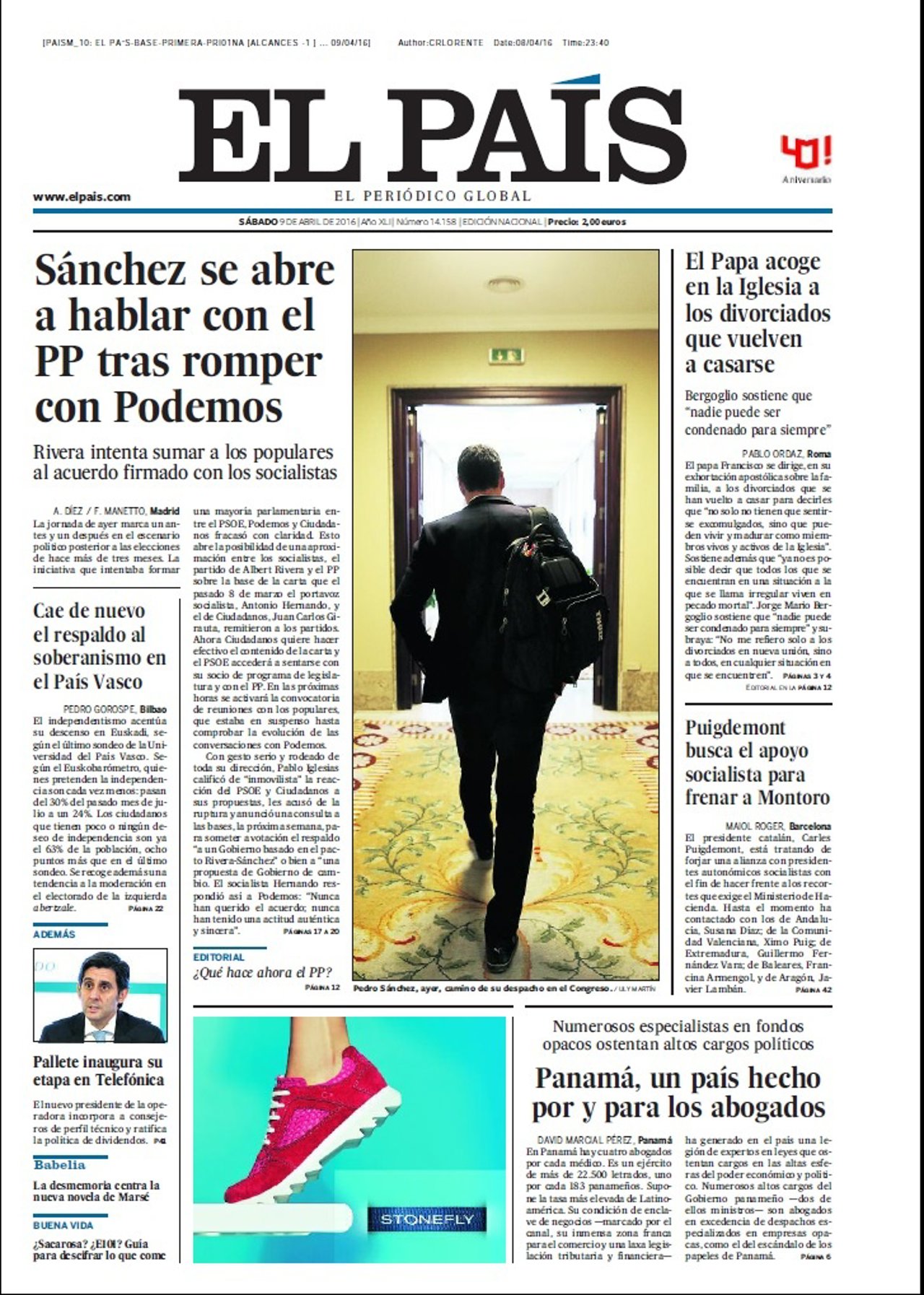 Portada El País