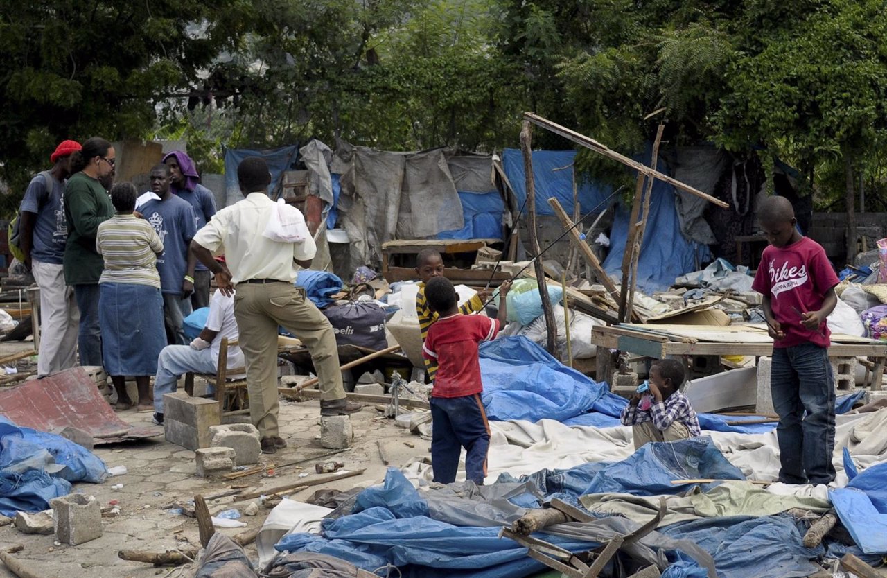 Daños causados por el terremoto de Haití