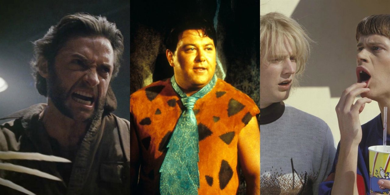 Lobezno, Pedro Picapiedra, Harry y Lloyd.