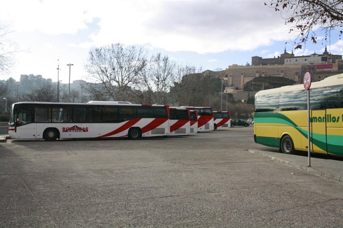 Parada, Autobús, Autobuses, Autocares,Aparcamiento