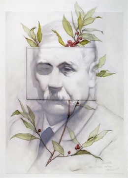 Una de las obras de la retrospectiva de Castejón