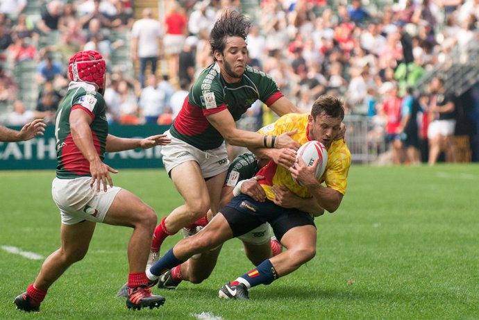 La selección española de rugby a 7 en las Series Mundiales