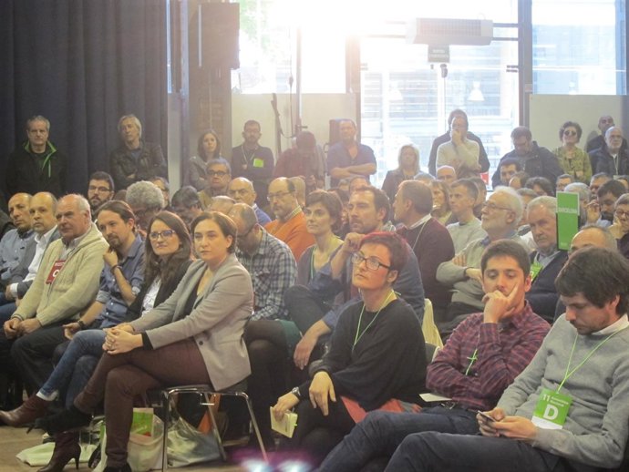 L.Rabell, P.Iglesias, M.Oltra, A.Colau, M.Ribas, D.Cid, E.Urtasun