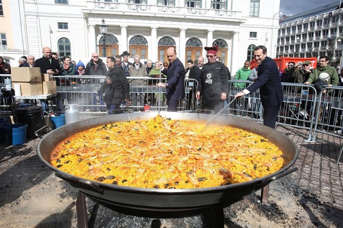 Paella en la ciudad sueca de Gotemburgo