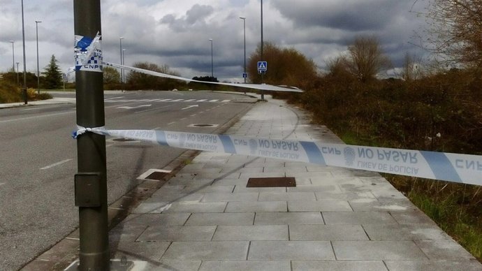 Lugar donde apareció la joven muerta apuñalada en Lugo