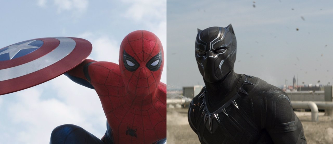 Spiderman y Pantera Negra