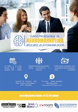 Cartel del curso sobre Neurociencia y Comunicación 