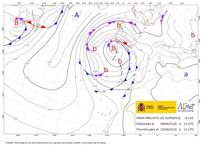Frente por el noroeste