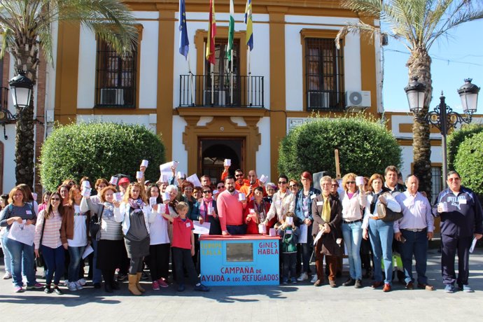 Gines (Sevilla) recauda dinero para atender a refugiados