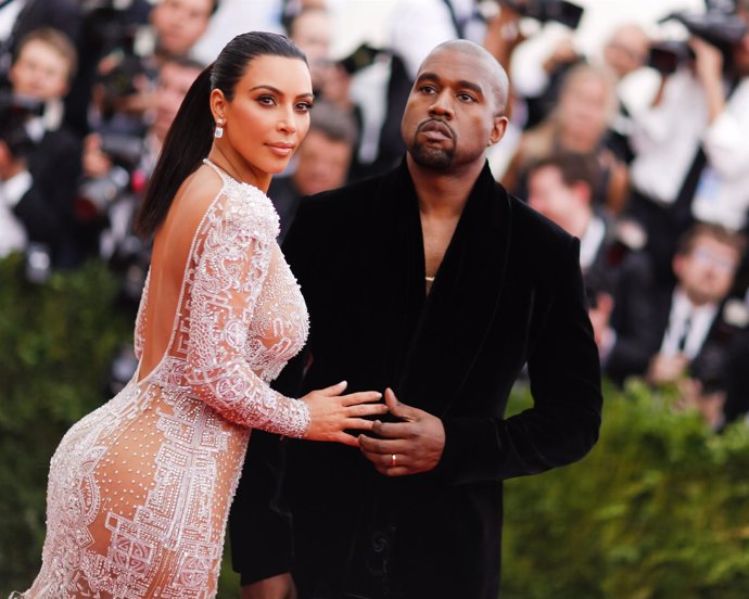 Kim Kardashian y Kanye West/Cordon Press