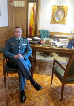 El jefe de la Comandancia de la Guardia Civil en Jaén, Luis Ortega.