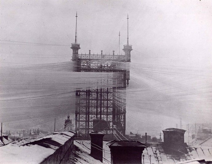 Telefontornet, una torre de teléfono en el centro de Estocolmo.