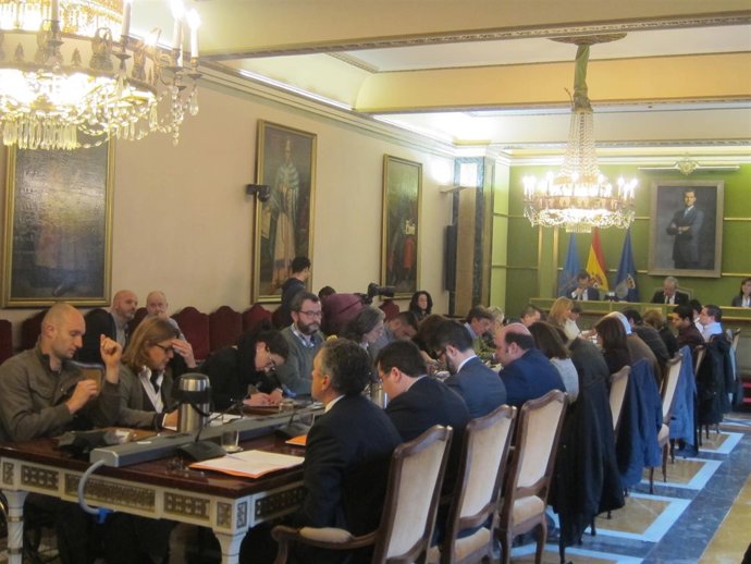 Pleno del Ayuntamiento de Oviedo. 