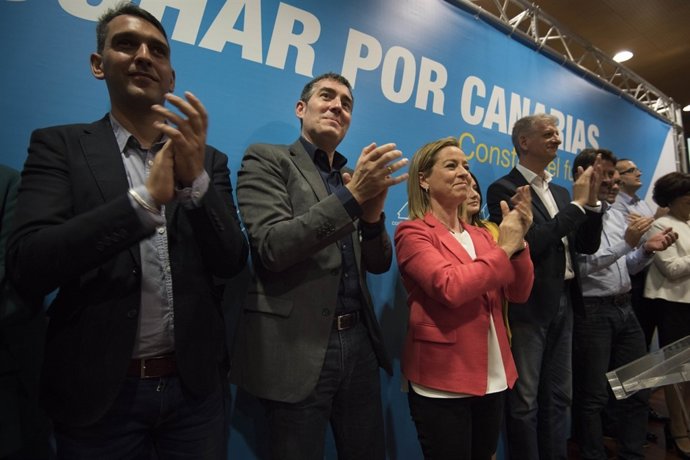 Presentación de candidatos de CC en las pasadas elecciones
