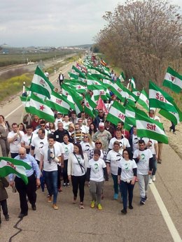 Marcha para pedir libertad de Bódalo